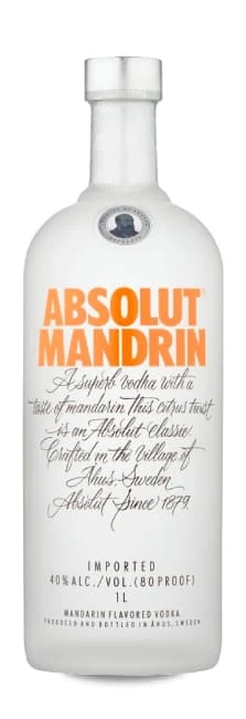 Absolut Mandrin Vodka1 Litro