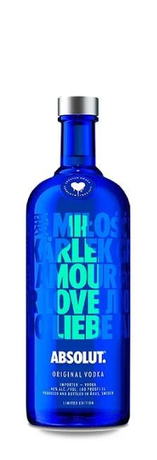 Absolut Vodka Drop Of Love 70 Cl. 1 Absolut Vodka Drop Of Love 70 Cl.